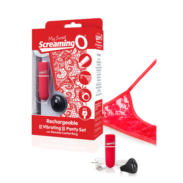 Screaming O My Secret Charged Remote Control Panty Vibe - Red