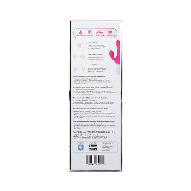 Lovense Nora Bluetooth Remote-Controlled Long-Distance Rabbit Vibrator