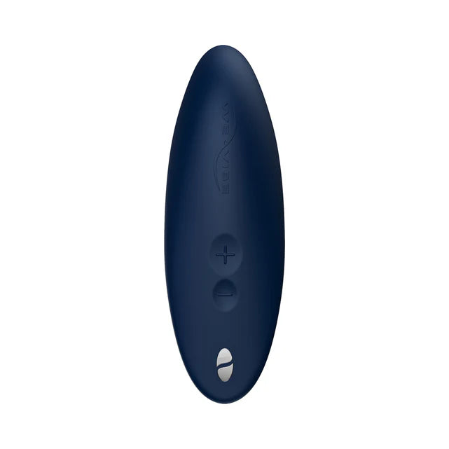 We-Vibe Melt Rechargeable Silicone Pleasure Air Clitoral Stimulator Midnight Blue